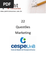 22 - Questoes CESPE - Marketing