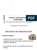 PROCESOS DE URBANIZACIÓN