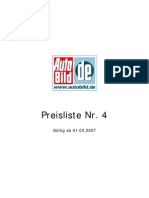 Autobild - de Preisliste Nr. 4