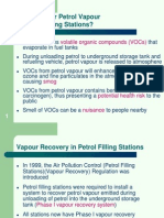 Why Recover Petrol Vapour in Petrol Filling Stations?: Volatile Organic Compounds (Vocs)