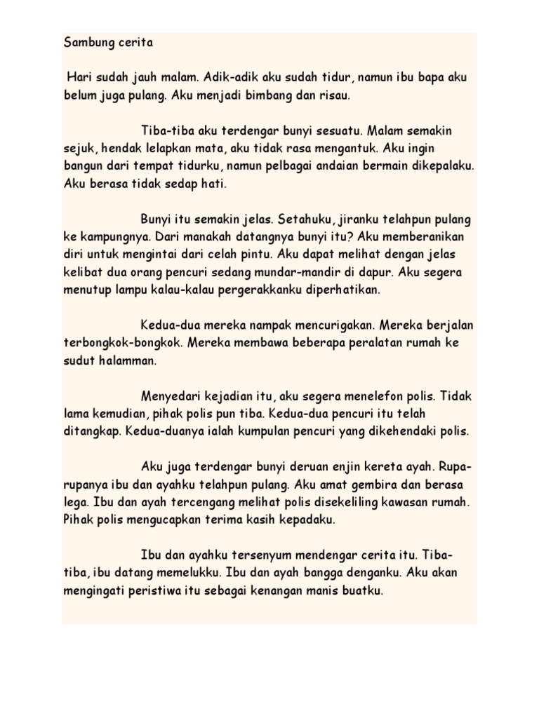 Sambung Cerita Pdf