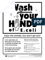 Of E.coli: Enjoy The Animals, But Don't Get Sick!