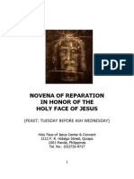 First Day: Novena of Reparation in Honor of The Holy Face of Jesus