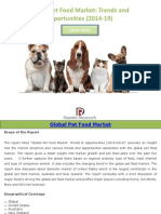Global Pet Food Market: Trends & Opportunities (2014-19) - New Report by Daedal Research