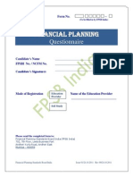 Questionnaire - Financial Planning