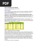 Data Modeling and Mining