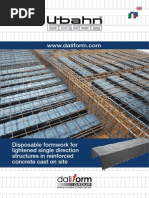 U-Bahn Beton® - Disposable Formwork For One-Way Voided Slabs in Reinforced Concrete Cast On Site