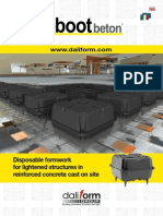 U-Boot Beton® - Disposable Formwork For Two-Way Voided Slabs in Reinforced Concrete Cast On Site