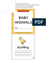 Baby Animal Book