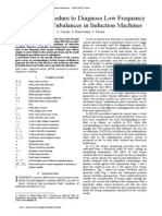 A MCSA Procedure to Diagnose Low Frequency Mechanical Unbalances in IMs