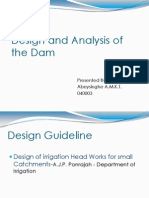 Design and Analysis of The Dam