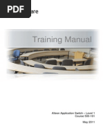 500-101 27.0 12 Alteon Level1 TrainingManual