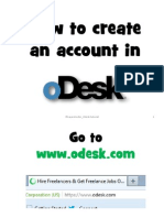 How To Make An Account in Odesk