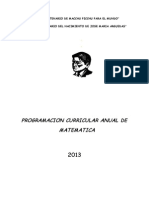 Programa Anual Matematica 2014