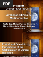 Apresentação seminario Avaliação clinica medicamentos
