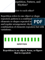 Repetition Pattern Rhythm