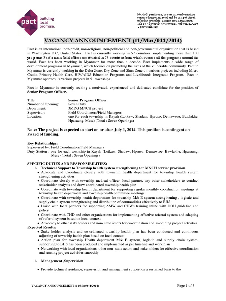 044 VA Senior Program Officer 11-3-14 | PDF