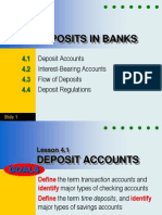 Deposits in Banks