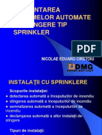 Prezentarea Sistemelor Automate de Stingere Tip Sprinkler