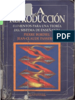 La Reproducción Bourdieu y Passeron