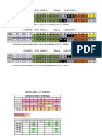 Horário Sábado Letivo Do Dia 22 - 03 - 2014