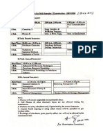 Exam Timetable