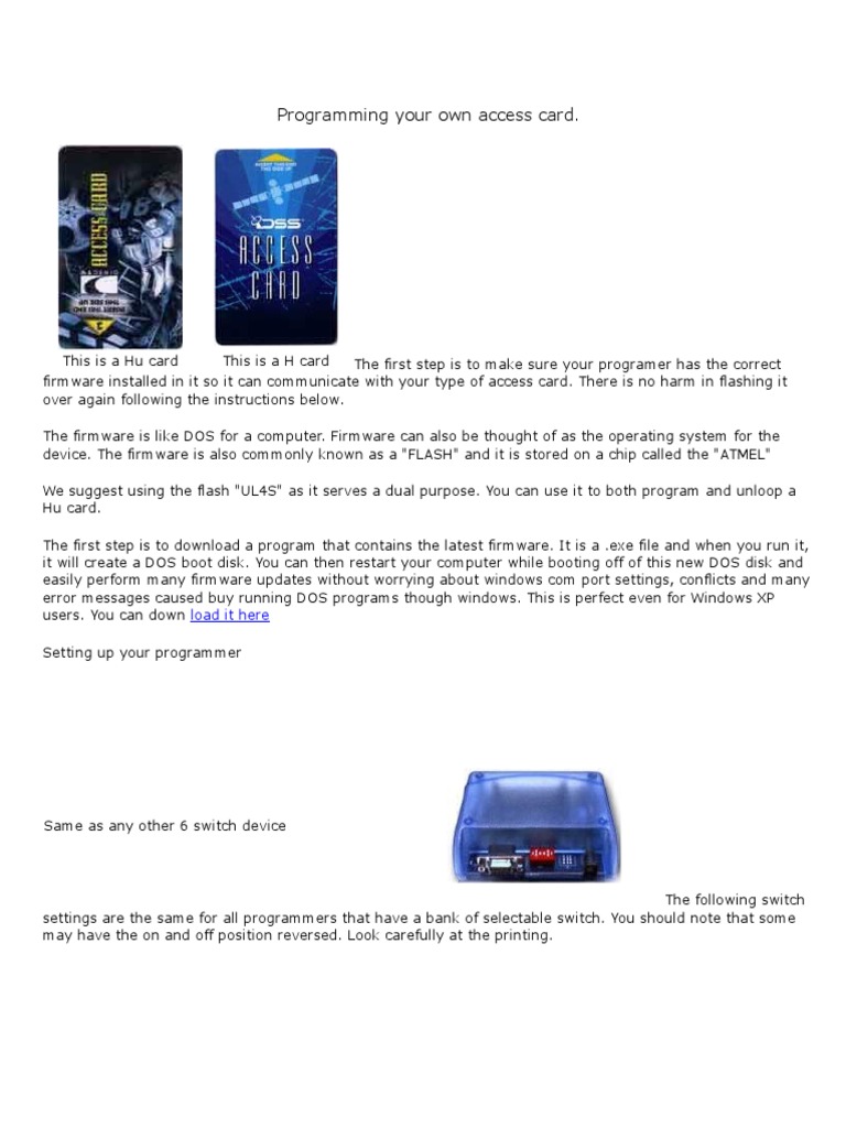 How to Hack Directv Satellite h and Hu Cards Booting Dos