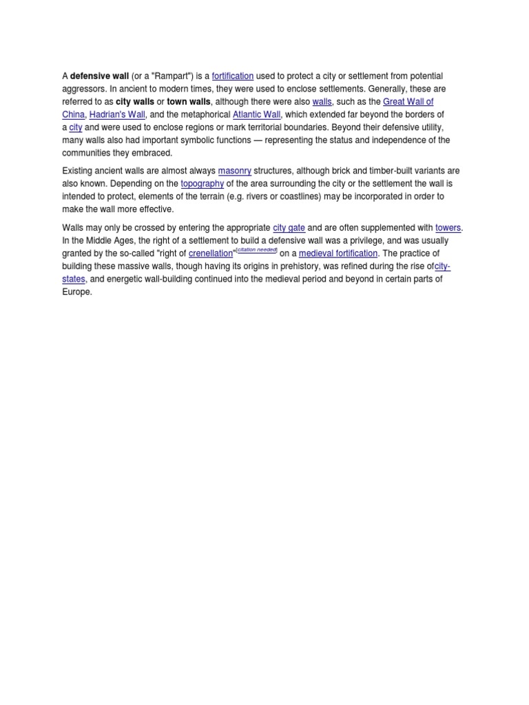 Fortification: Citation Needed | PDF | Art