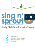 Brochure Sing N Sprout