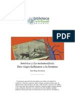 Dos Viajes Kafkianos A La Frontera: América y La Metamorfosis