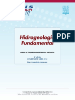 4º Curso A Distancia "Hidrogeología Fundamental"