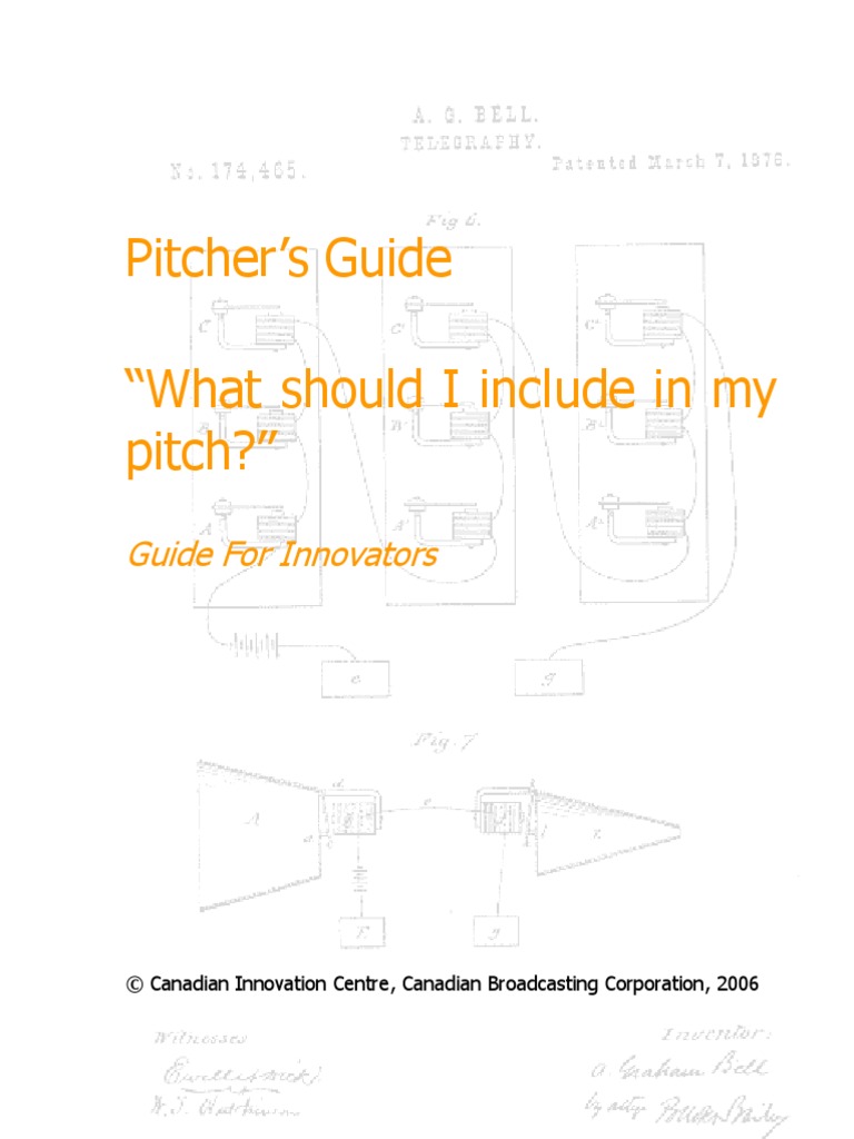Pitchers Guide What Should I Include in My Pitch | PDF