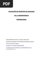 Principio de Legalidad en El Der Penal Internacional