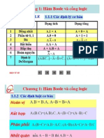 Chuong 1 - Ham Boole Va Cong Logic PDF