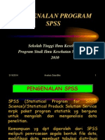 Pengenalan Program SPSS