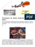 Torcedores do Barça preferem Neymar no banco