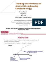 Multimedia Learning Environments For Virtual Experiential Engineering (Nanotechnology)