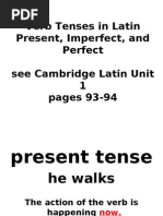 Download Latin Verb Tenses Imperfect and Perfect Tense Signs by magisterwick SN21313264 doc pdf