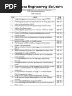 S.No Title Year: Vlsi Domain