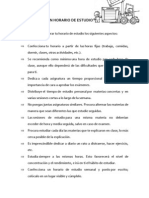 Pautas para Organizar Horario - EL