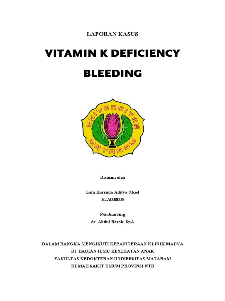 Laporan Kasus ICB (Defisiensi Vitamin K) PDF