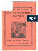 Learn to speak 360 interesting proverbs