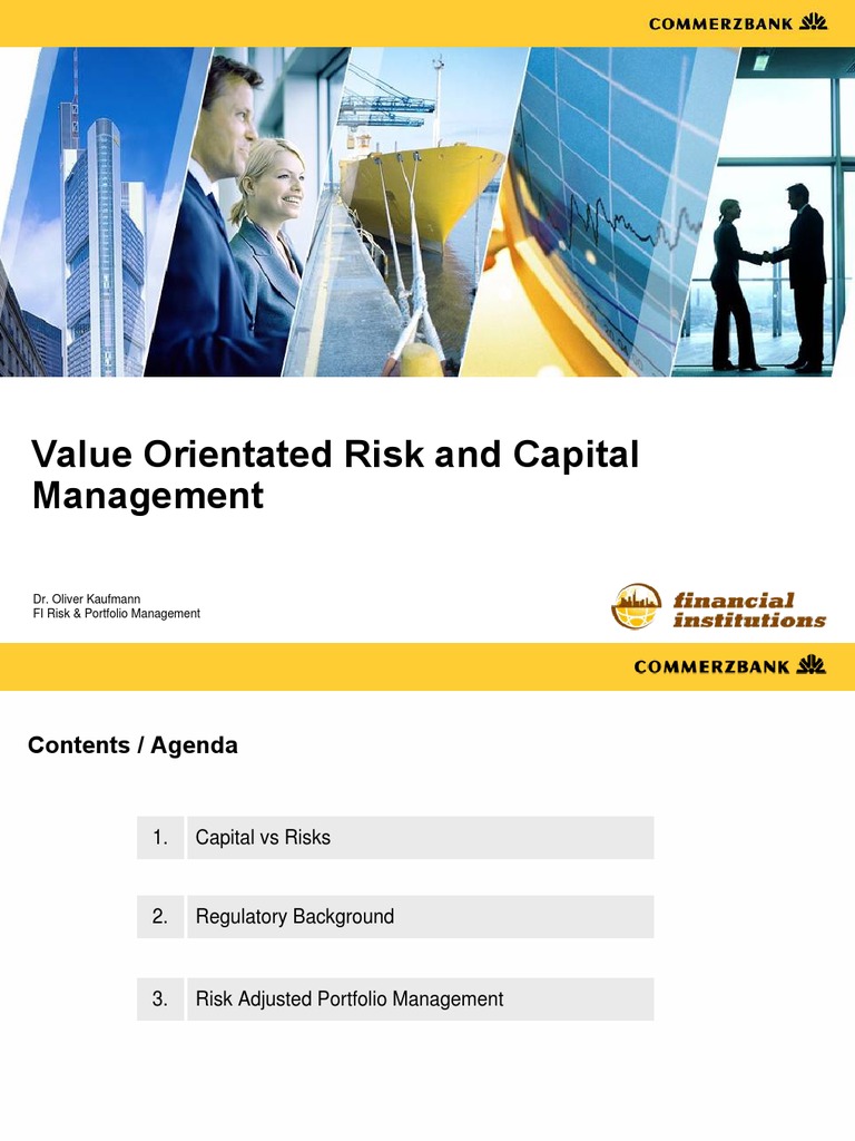 Basel II and Economic Capital (Mr. Kaufmann) PDF Financial Capital