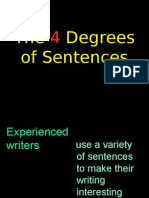 3 Degrees of Sentences