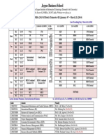 Time Table MBA 2013 15 Term III Week 10 Final