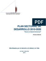 Plan Sectorial de Desarrollo 2010-2020 Final Con RM