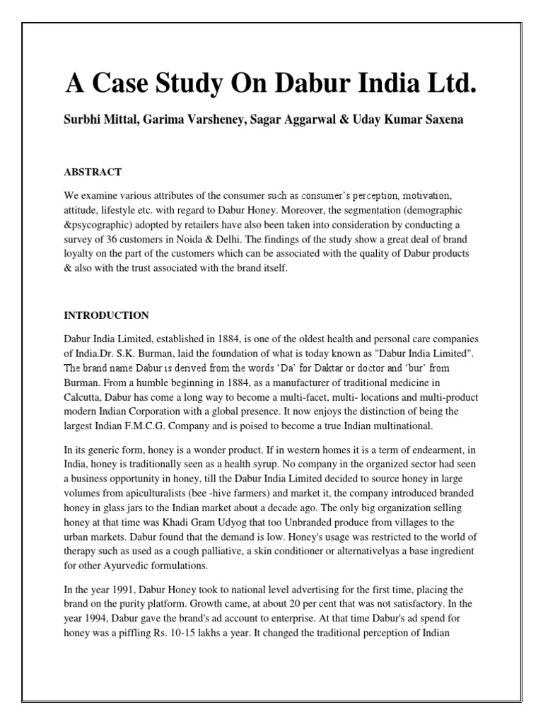 Business model of dabur picture