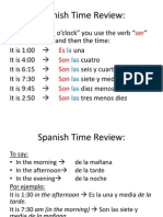 Spanish Time Review