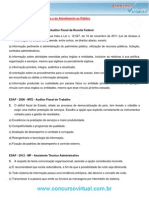 Exercícios ESAF - Gestão de Pessoas