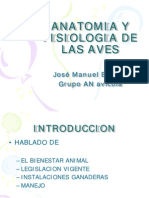 Anatomia y Fisiologia de Las Aves